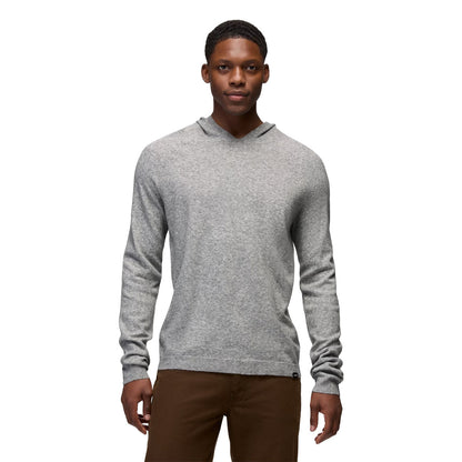 Prana - Three Falls Hooded Sweater - Heather Grey