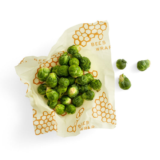 Bees Wrap - Medium Set of 3 Wraps - Honeycomb Print