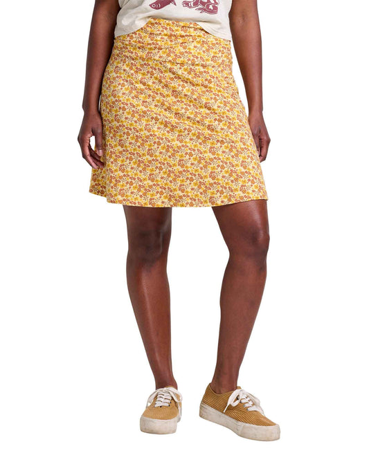 Toad and Co - Chaka Skirt - Gold Ditsy Print