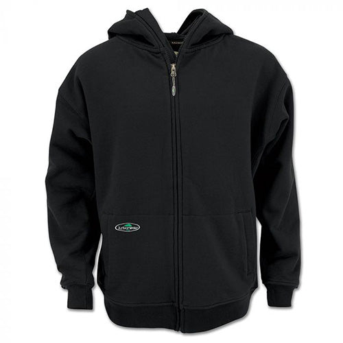 Arborwear - Cotton Single Thick Hooded Full Zip Sweatshirt - Black