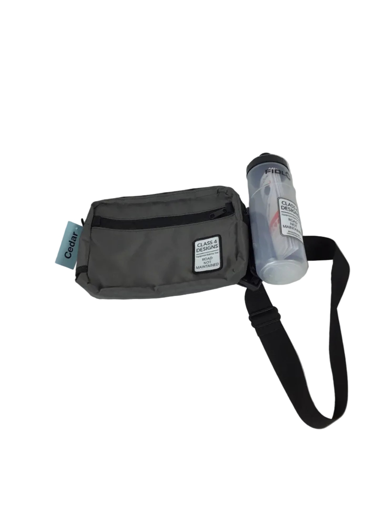 CLASS 4 DESIGNS WATER BOTTLE PACK GREY