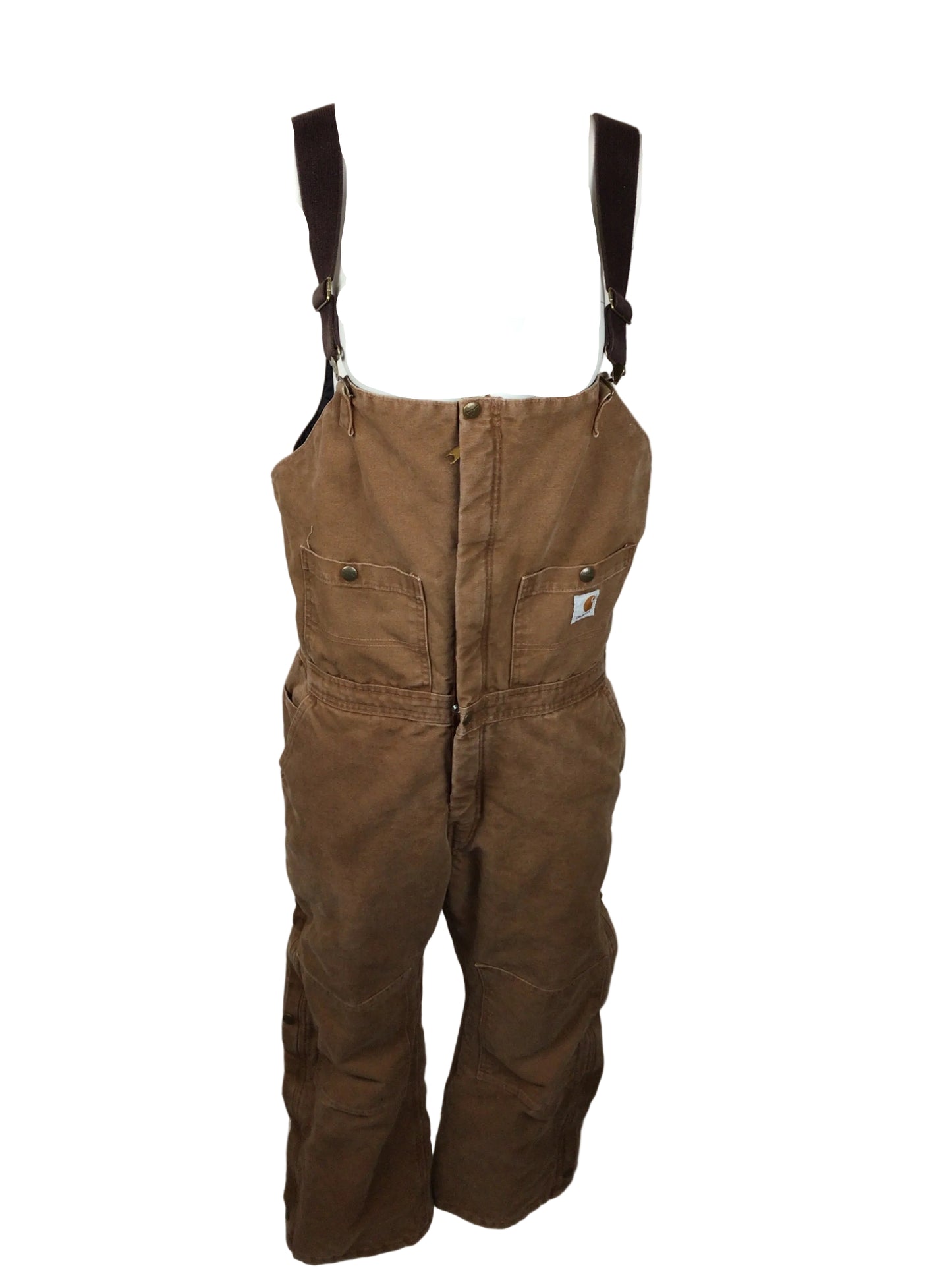 CARHARTT INS WORK OVERALLS WMN 14/30 BRN
