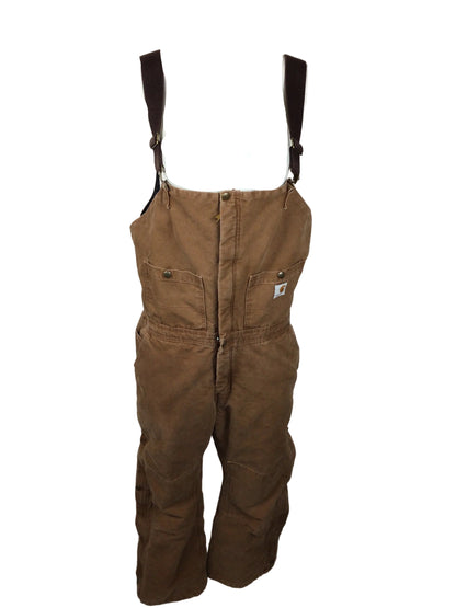 CARHARTT INS WORK OVERALLS WMN 14/30 BRN
