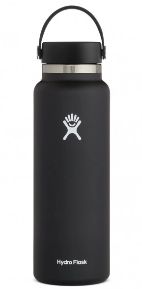 Hydro Flask - 40oz Wide Mouth Flex Cap - Black