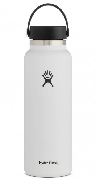Hydro Flask - 40oz Wide Mouth Flex Cap - White