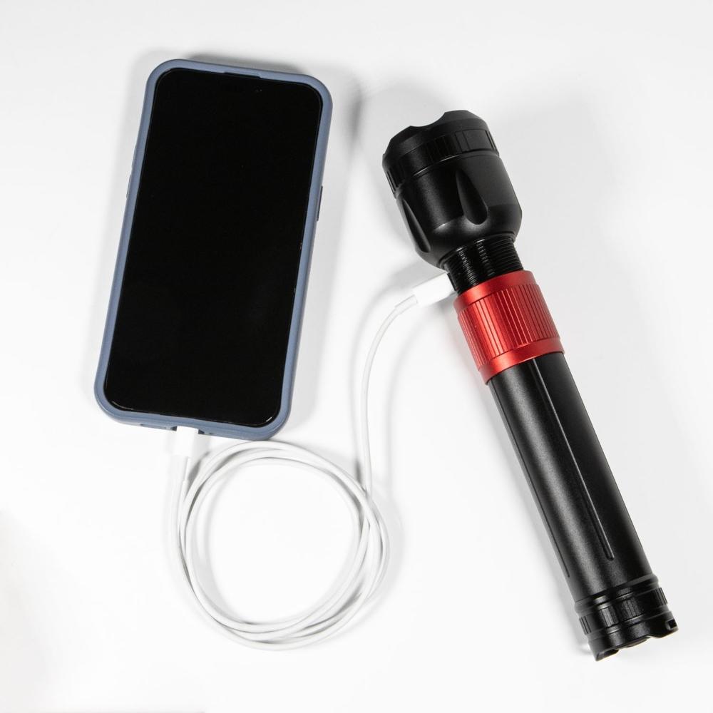 Dorcy - 3400 Lumen Ultra HD USB-C Rechargable Flashlight with Powerbank