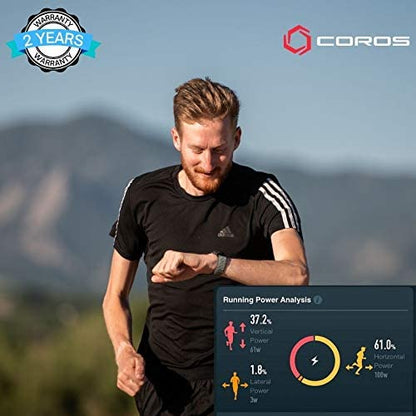 Coros - Pace 2 GPS Sport Watch - Blue Steel