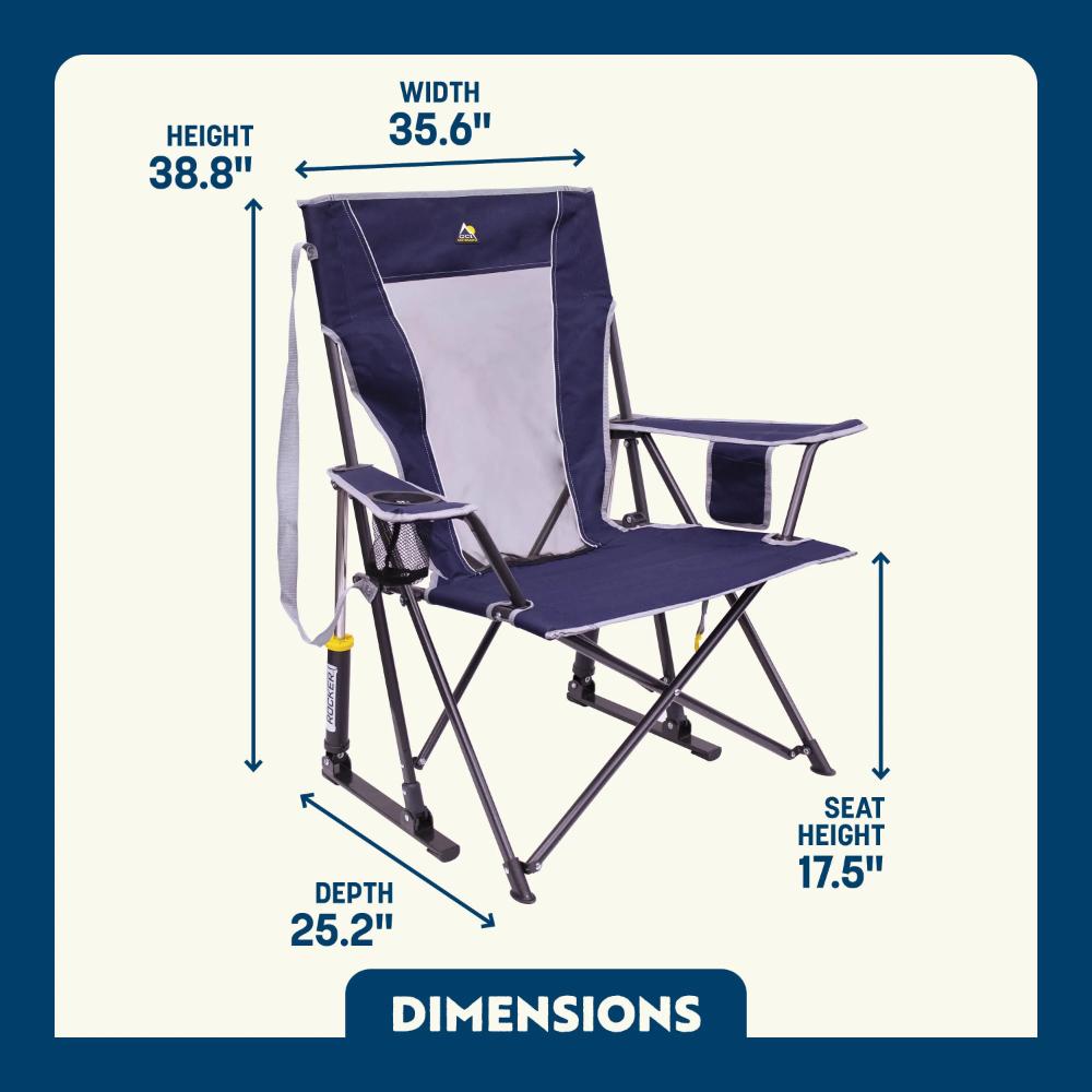 GCI Outdoors - Comfort Pro Rocker - Mercury Gray