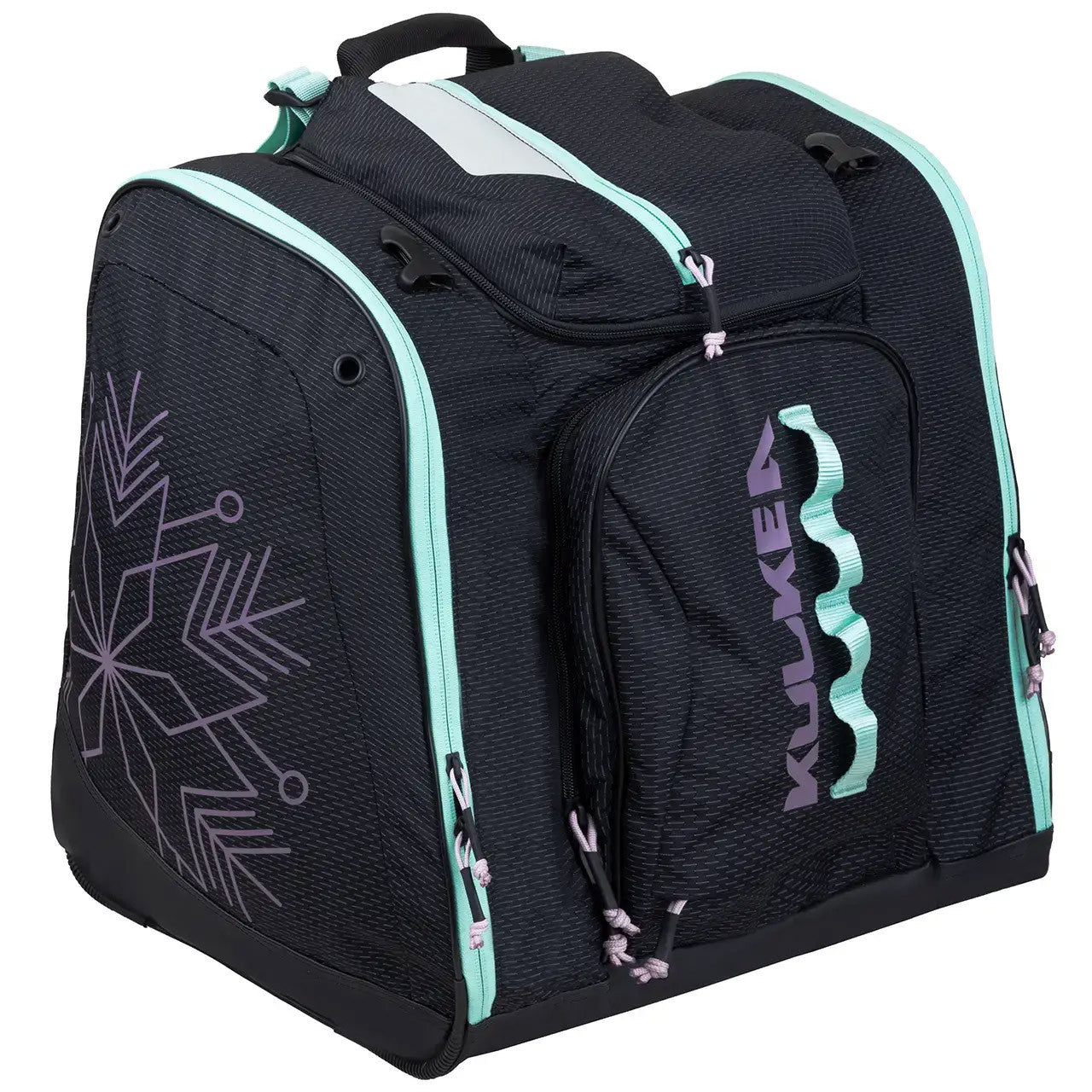 Kulkea - Powder Trekker Boot Bag - Black Teal Orchid