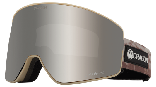 Dragon Goggles - PXV2 with Bonus Lens - Wash; Silver Ion/Amber
