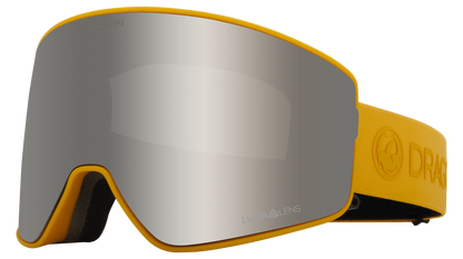 Dragon Goggles - PXV2 with Bonus Lens - Wash; Silver Ion/Amber