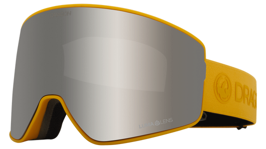 Dragon Goggles - PXV2 with Bonus Lens - Wash; Silver Ion/Amber