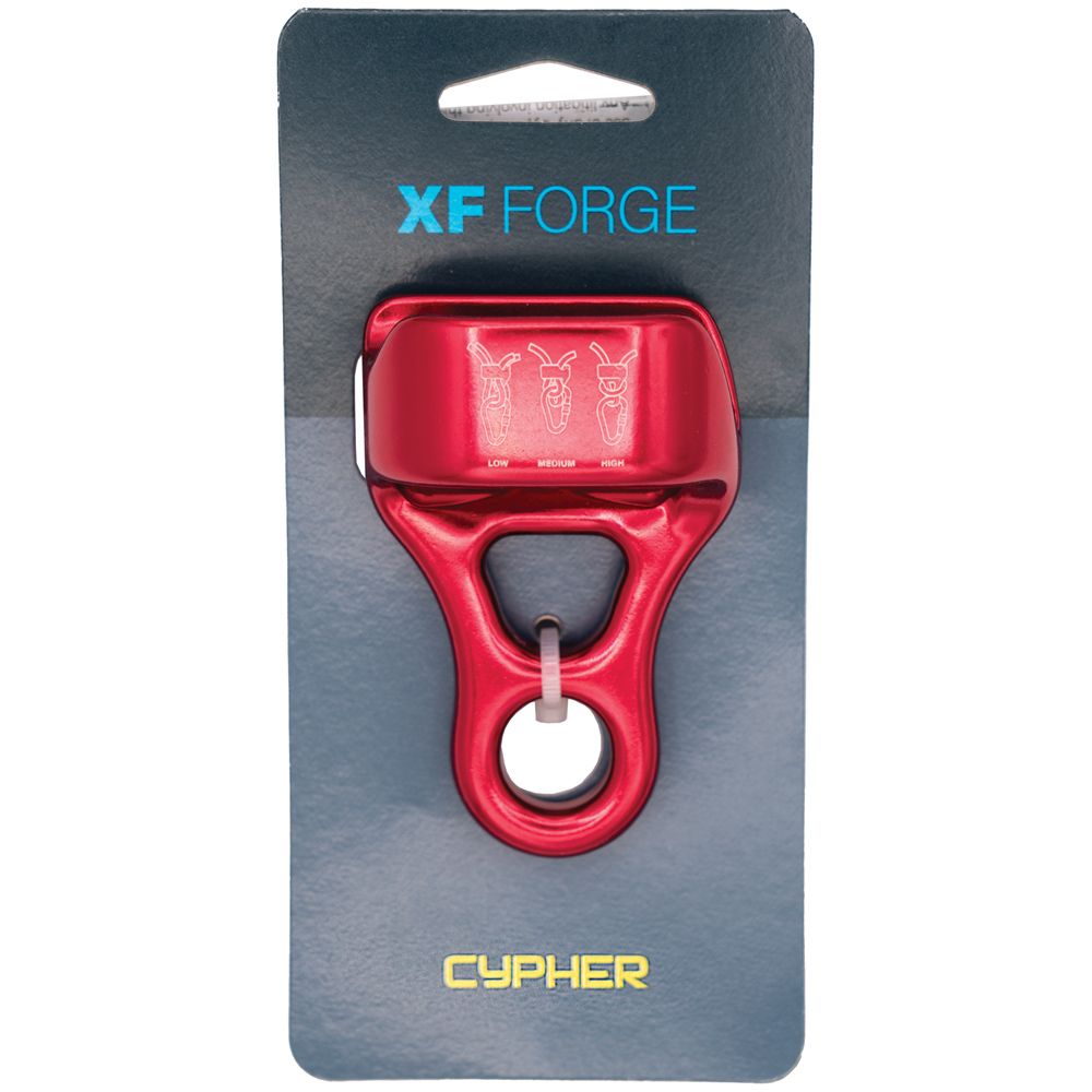 Cypher - XF Force Belay Device - Red