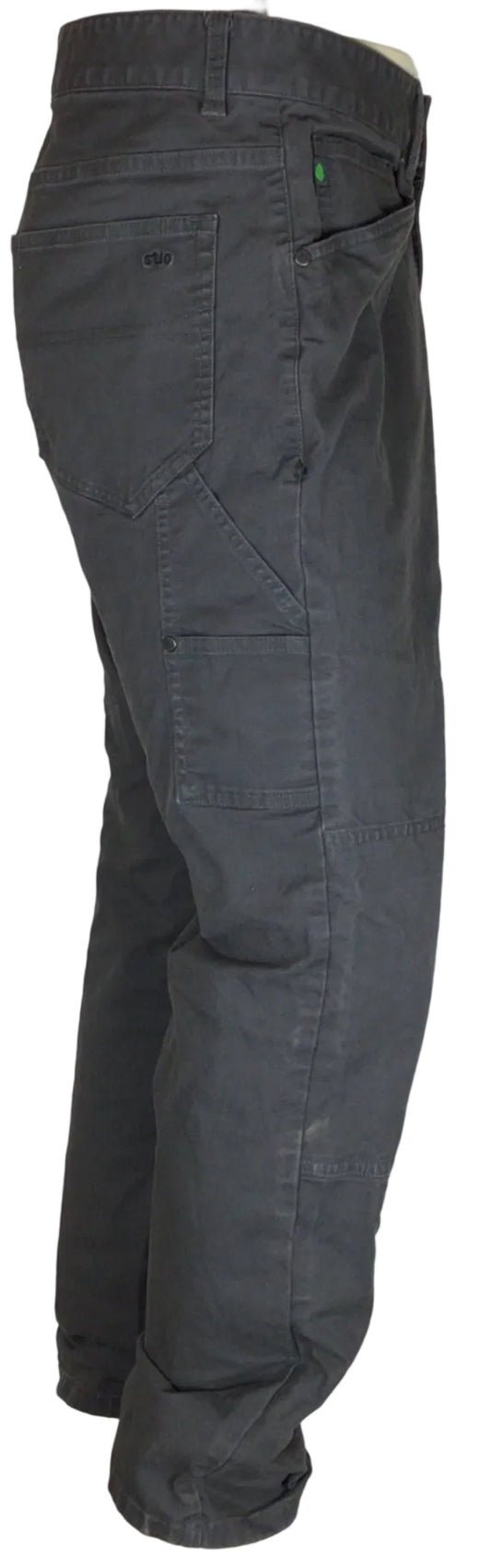 STIO RIVET WORK PANTS MEN 36S GRY