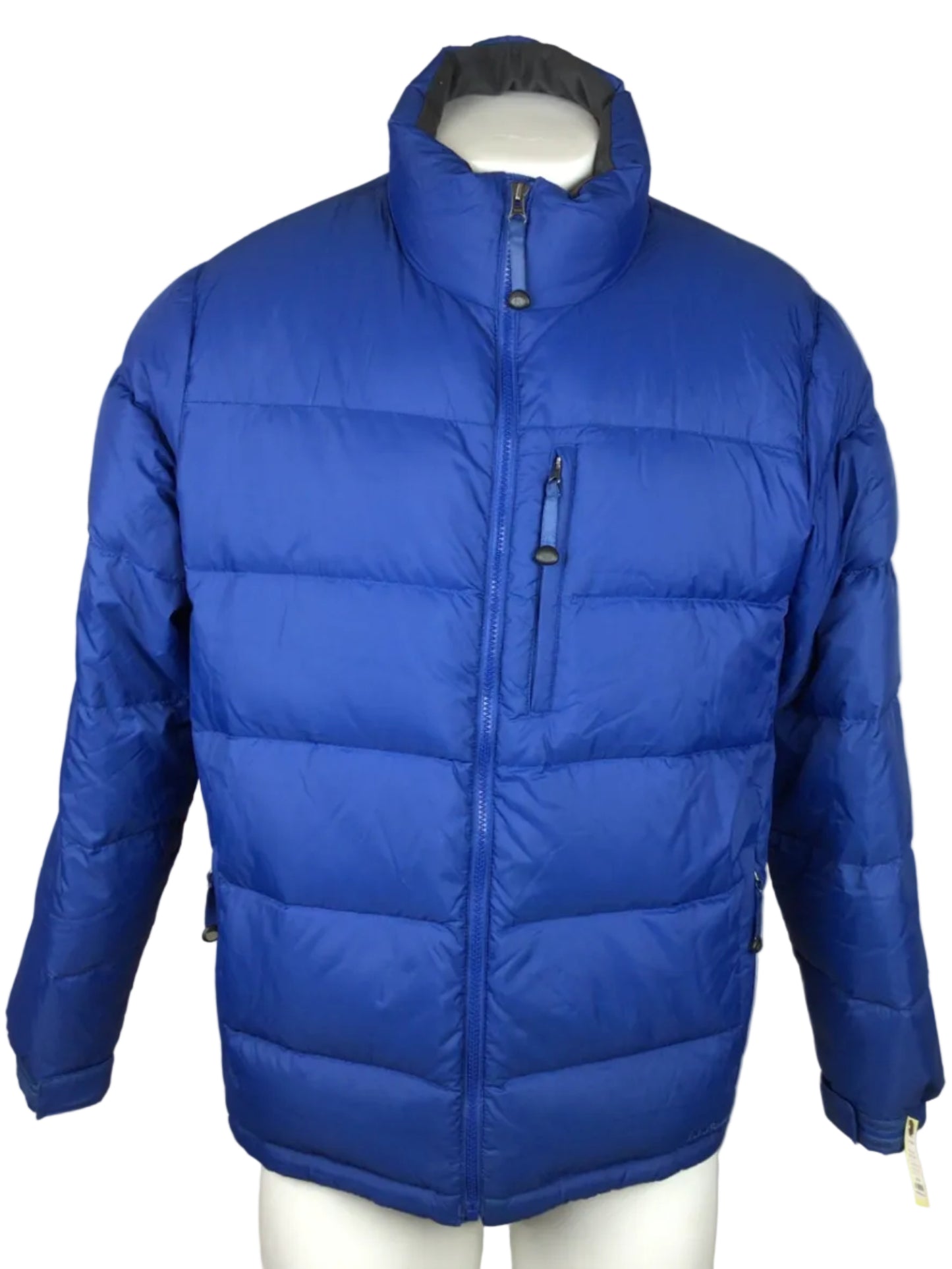 LL Bean Down Coat M LG Blue