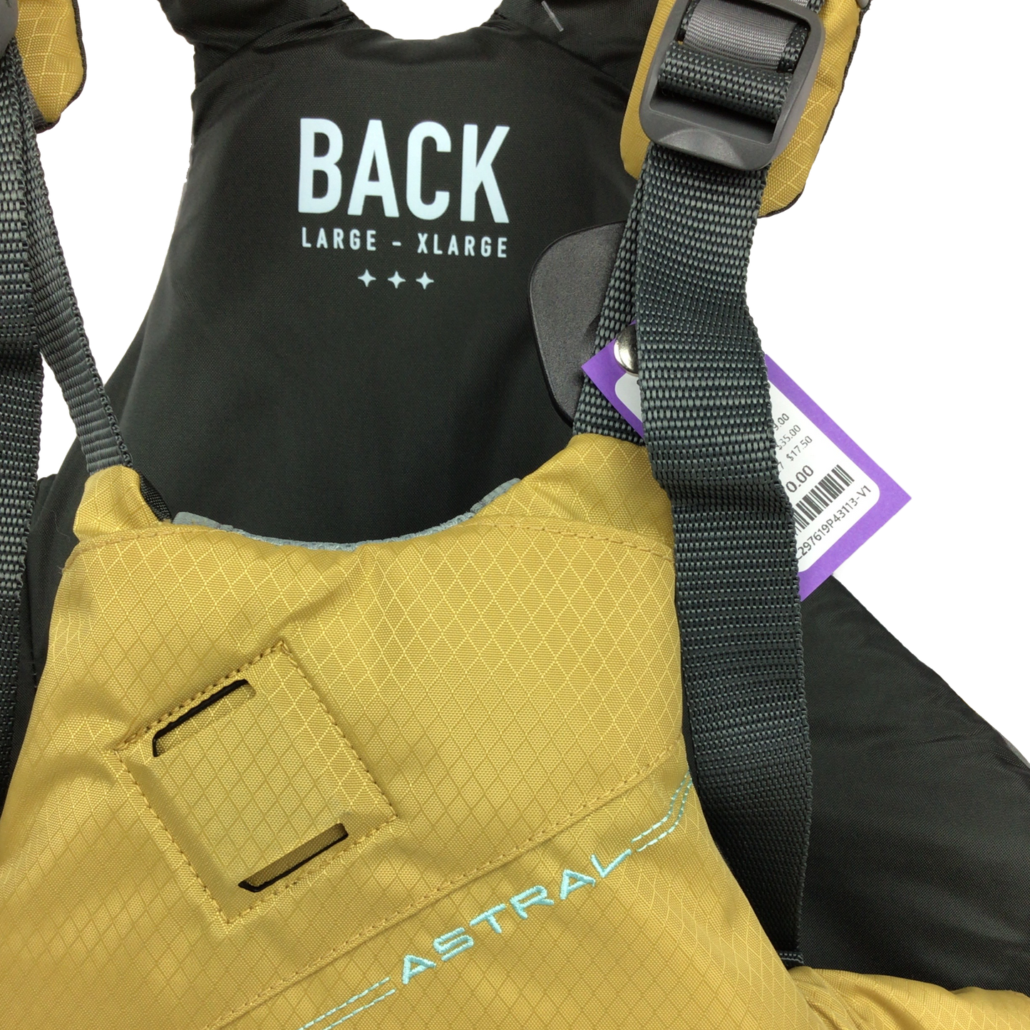 Astral Paddling Life Jacket L/XL Yellow