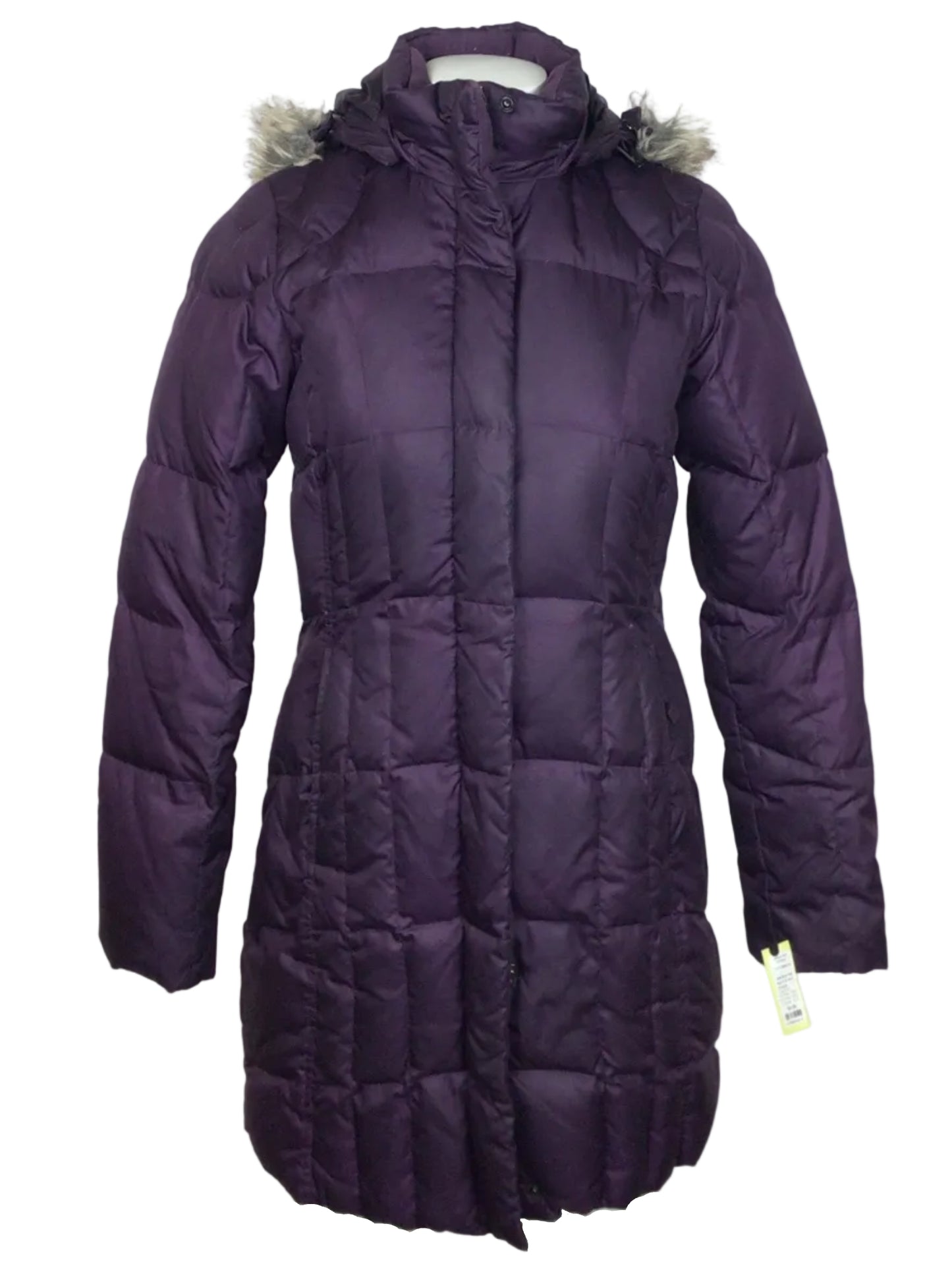 Eddie Bauer Long Down Coat Wmn XS Purple