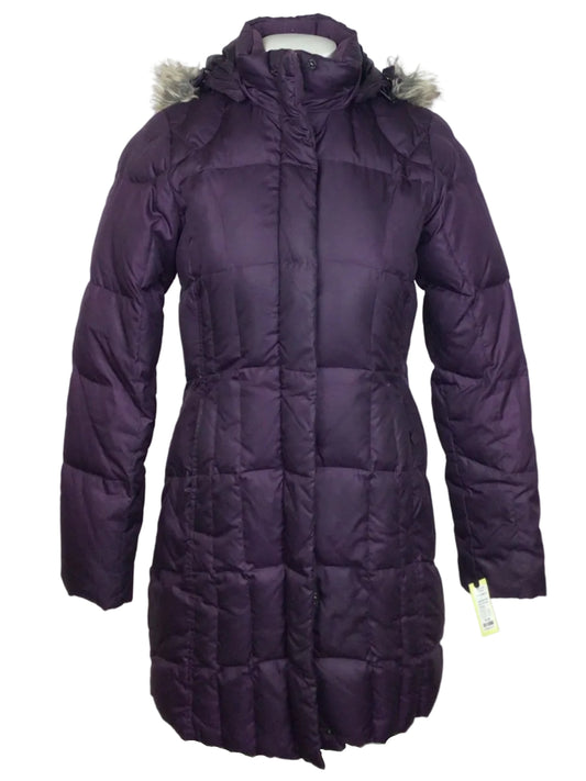 Eddie Bauer Long Down Coat Wmn XS Purple