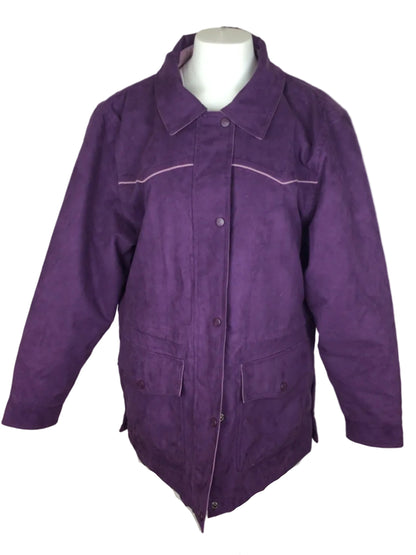 Outback Barn Coat Wmn LG Purple