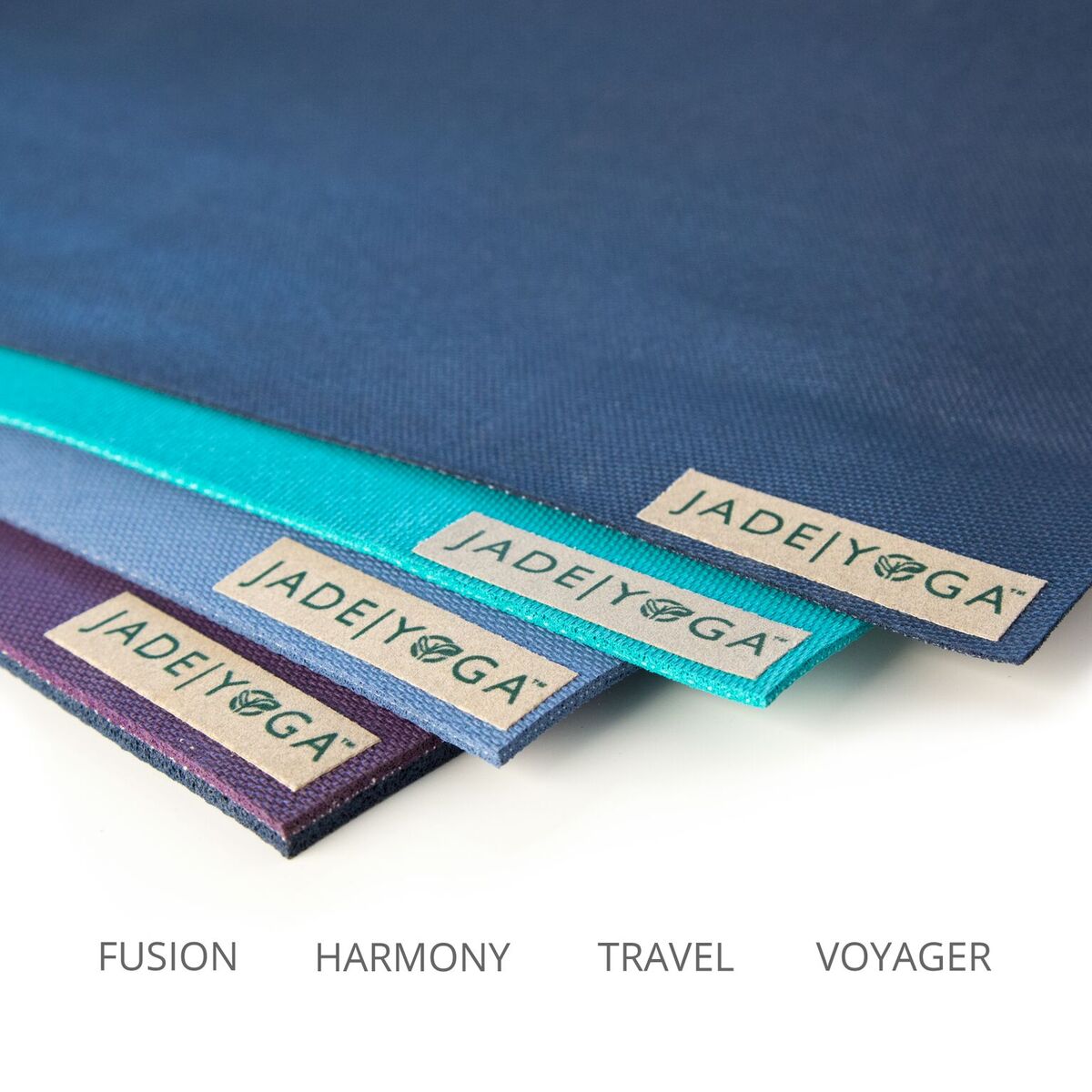 XW Fusion Yoga Mat - Extra Wide and Thick for Grip - JadeYoga