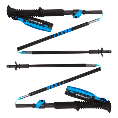 Black Diamond - Distance Carbon Flz Poles - Ultra Blue