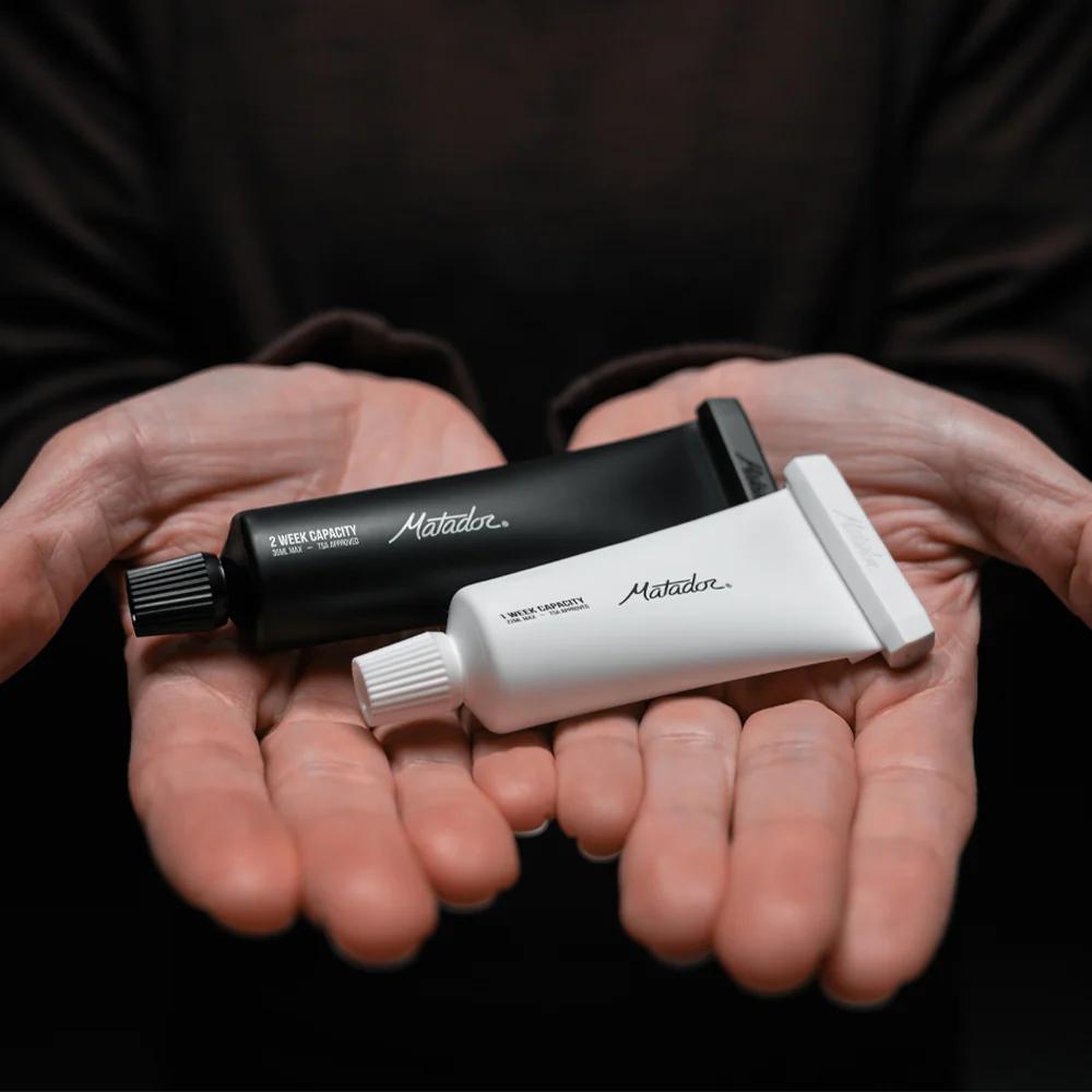 Matador - Refillable Toothpaste Tubes - Black/White