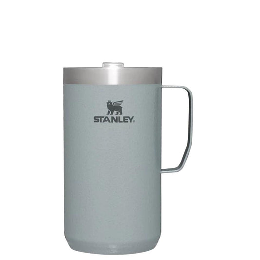 Stanley - Stay-Hot Camp Mug 24oz - Hammertone Silver
