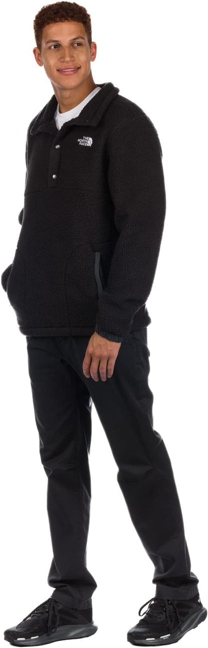 The North Face - Parkview Fleece 1/4 Snap - Men's - Tnf Black/Asphalt Grey