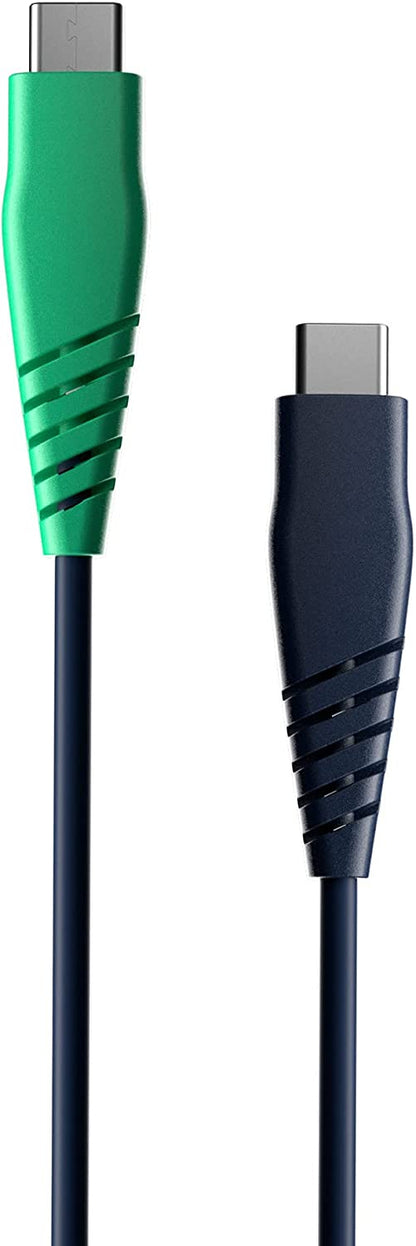 Skullcandy - Line: USB-C To Lightning Charging Cable - Dark Blue /Green