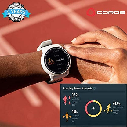 Coros - COROS PACE 2 Premium GPS Sport Watch Dark Navy w/ Silicone Band - Dark Navy/Silicone