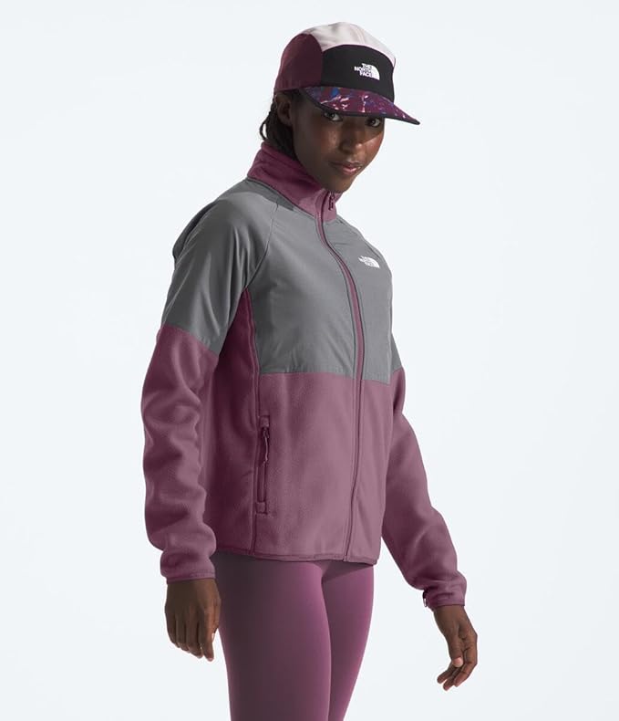 The North Face - Glacier Heavyweight Full Zip Jacket - Women's - Midnight Mauve/Smoked Pearl