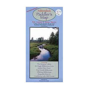 Paddlesports Press - Adirondack Paddlers Map