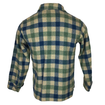 Woolrich 3 in 1 Reversible Vest/Shirt Combo Men Men MD Blue/Plaid