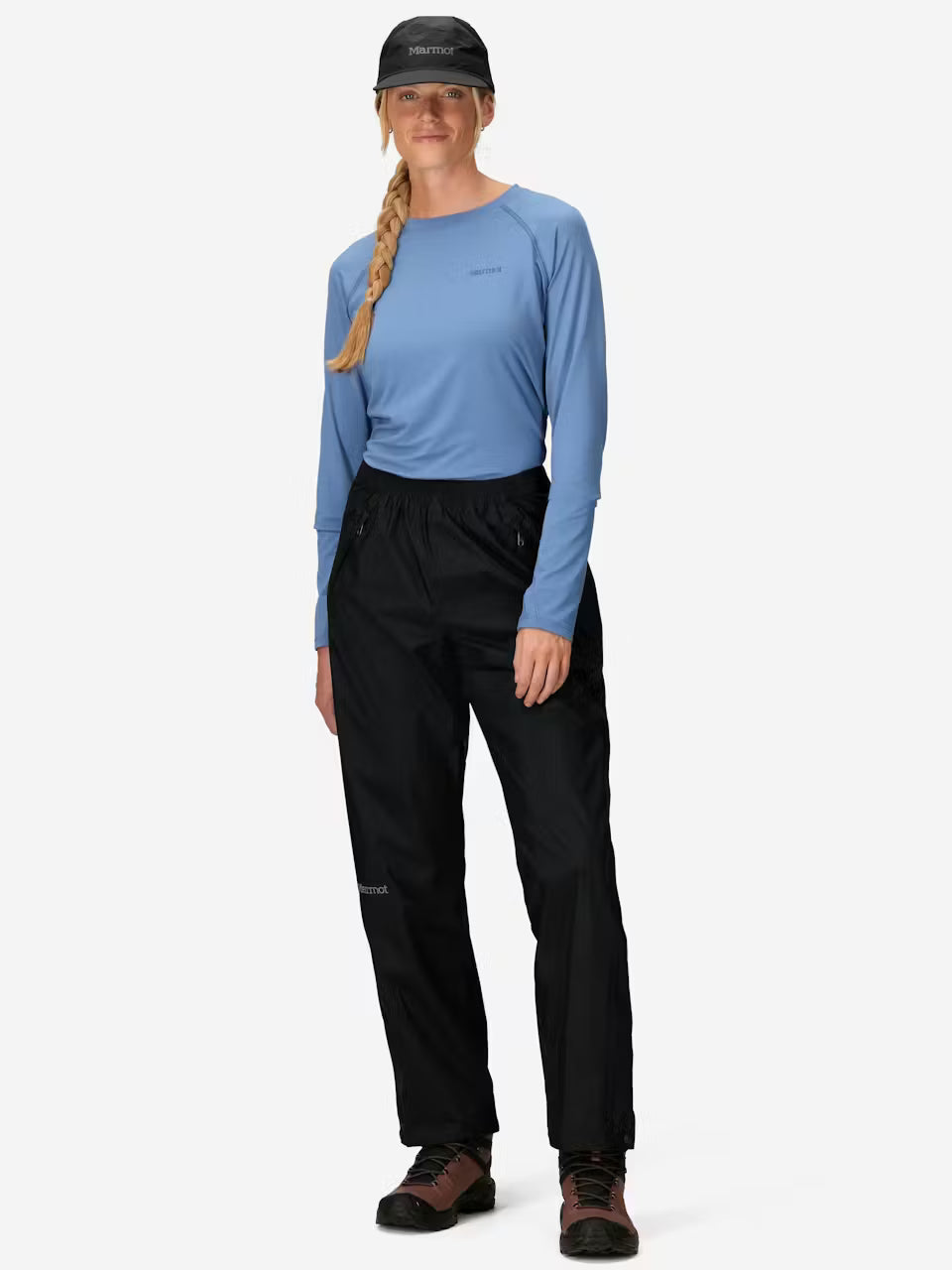 Marmot - Womens PreCip Eco Full Zip Pant - Black