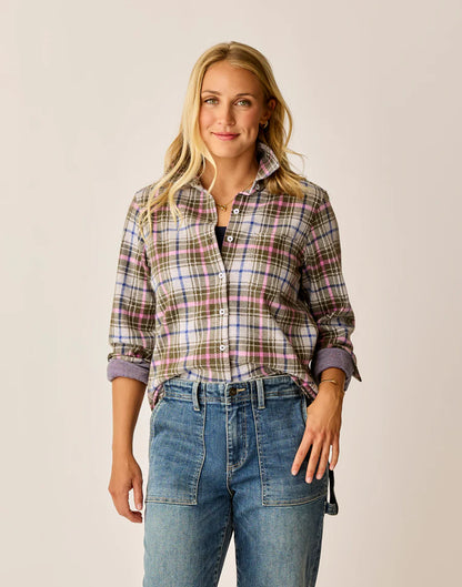 Carve Designs - Fairbanks Supersoft Shirt - Fir Plaid