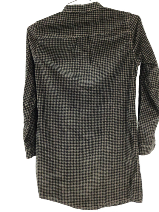 Toad & Co Cruiser Cord Popover Dress W Sm Chestnut Houndstooth
