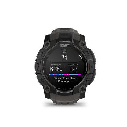 Garmin - Instinct 3 - 50mm AMOLED - Black/Charcoal