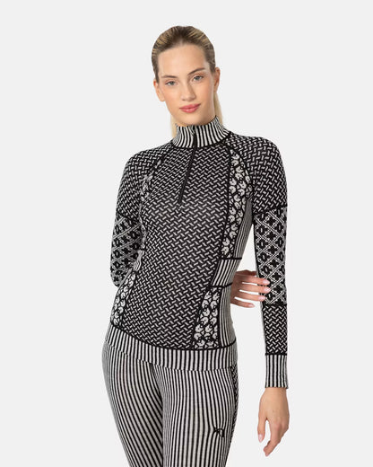 Kari Traa - Smekker Half-Zip Baselayer - Black