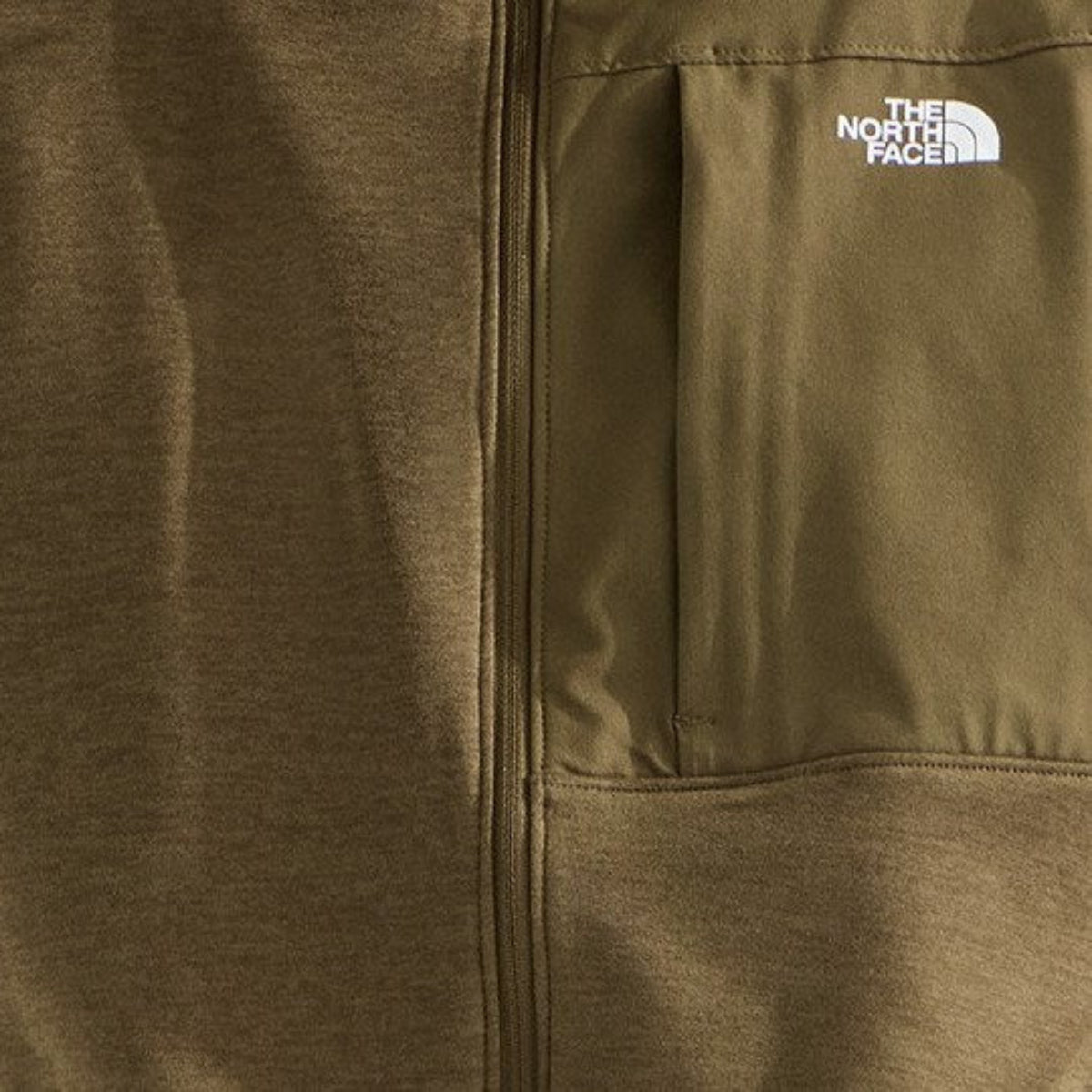 The North Face - Men's TNF Performance Fleece Full Zip Hoodie - Caraway Seed Dark Heather