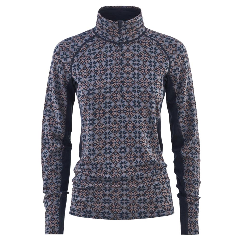 Kari Traa - Rose Light Baselayer Half Zip - Women's - Dark Navy Blue