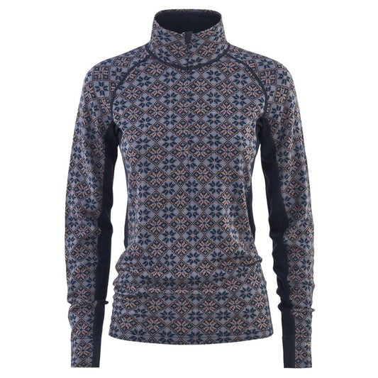 Kari Traa - Rose Light Baselayer Half Zip - Women's - Dark Navy Blue