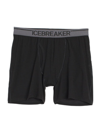 Icebreaker - Anatomica Boxers with Fly - Black/Monsoon