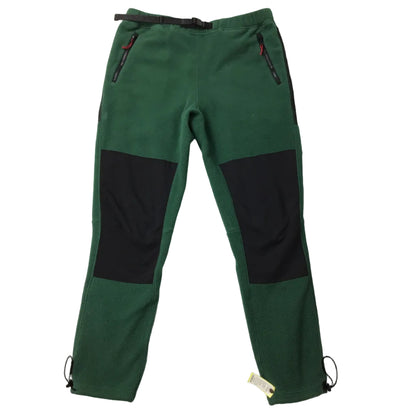 Topo Designs Fleece Pants Men XL Green/Black