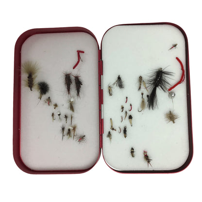 Wheatley Fly Box W/38 Flies Red
