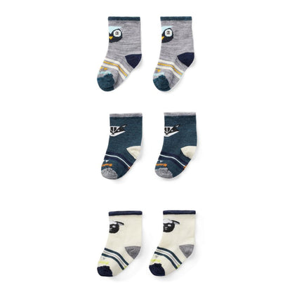 Smartwool - Toddler Trio Socks - Twilight Blue