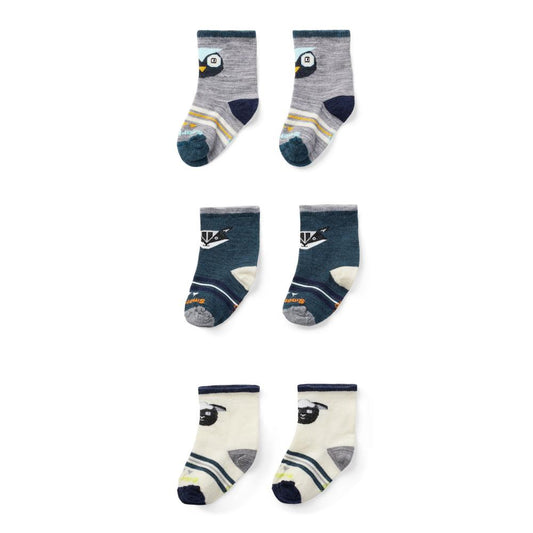 Smartwool - Toddler Trio Socks - Twilight Blue