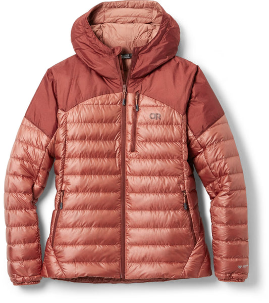 Outdoor Research - Helium Down Hoodie - Women's - Cinnamon/Brick