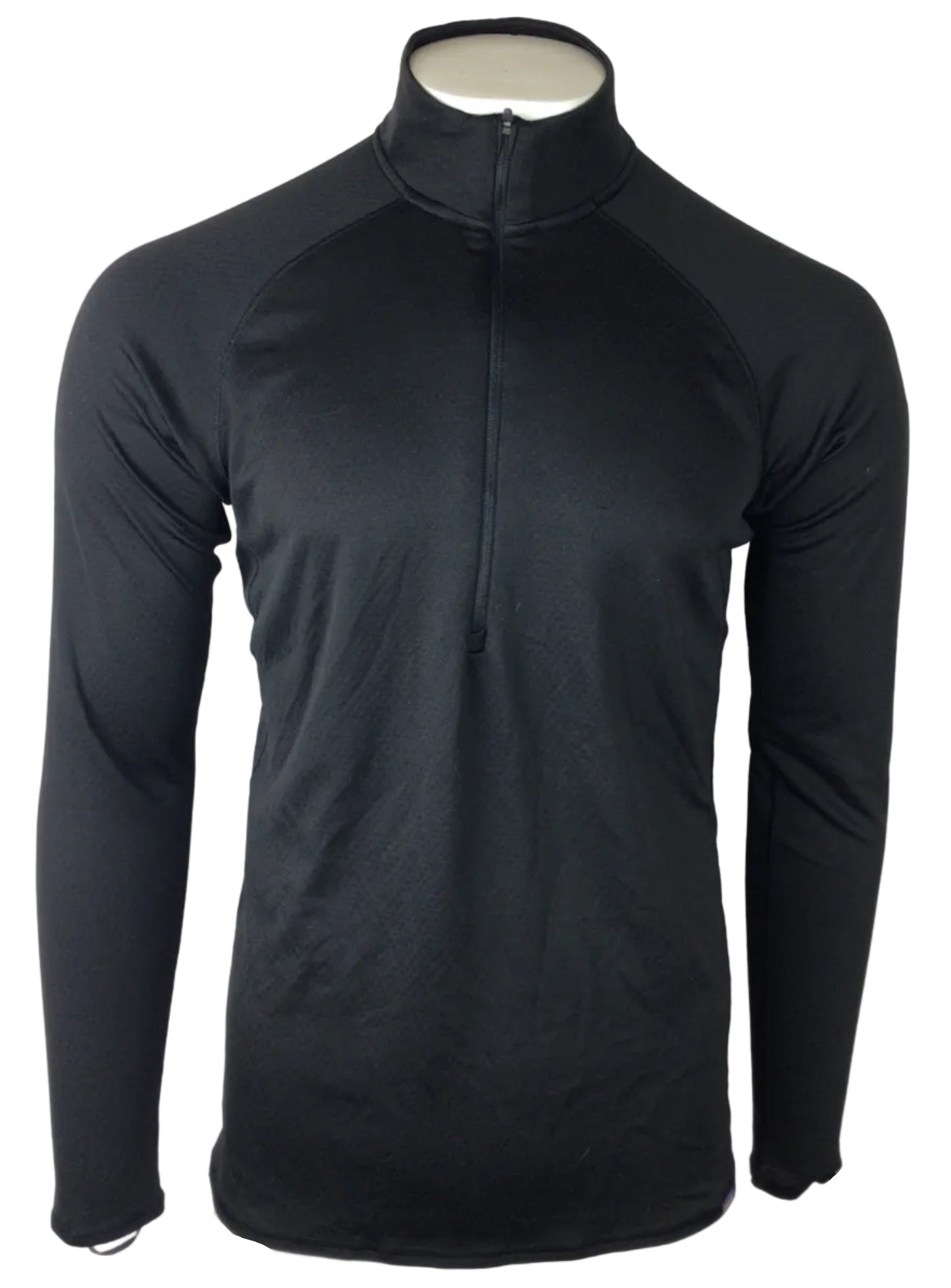 Patagonia Quarte Zip Baselayer Men MD BLACK