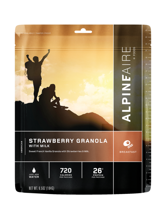 Alpine Aire - Strawberry Granola with Milk