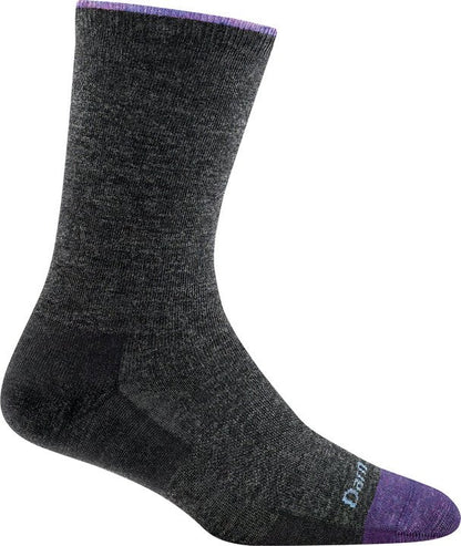 Darn Tough - Solid Basic Crew Lightweight - Charcoal